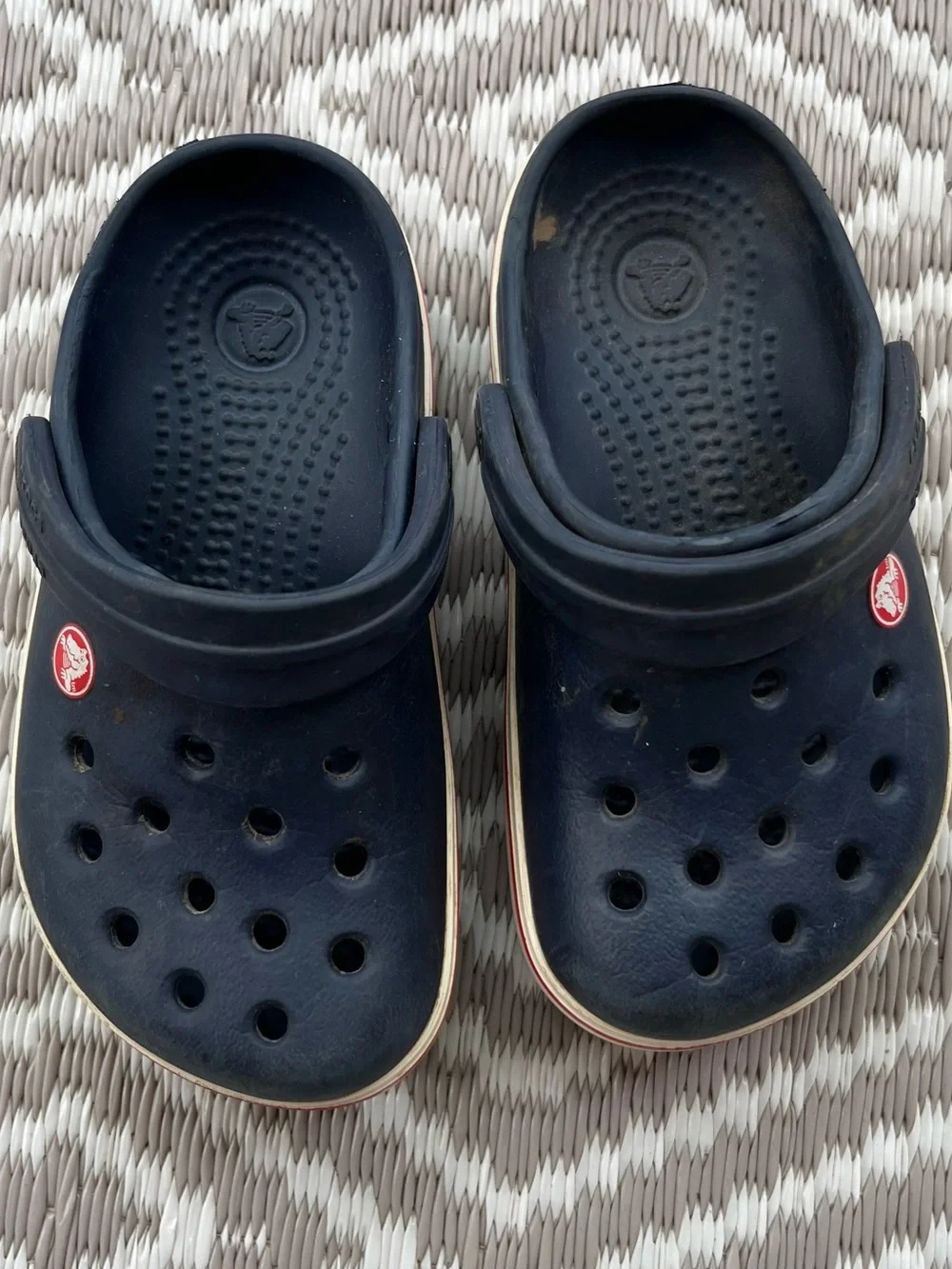 Kids Black Slip-On Crocs Shoes